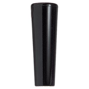 Black Plastic Draft Tap Handle - Long Slender Type