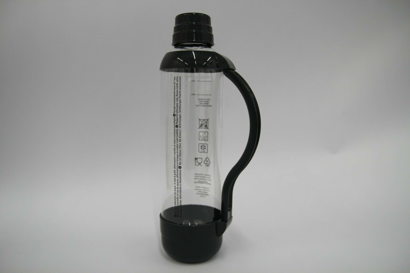 Soda water bottle with handle 1L