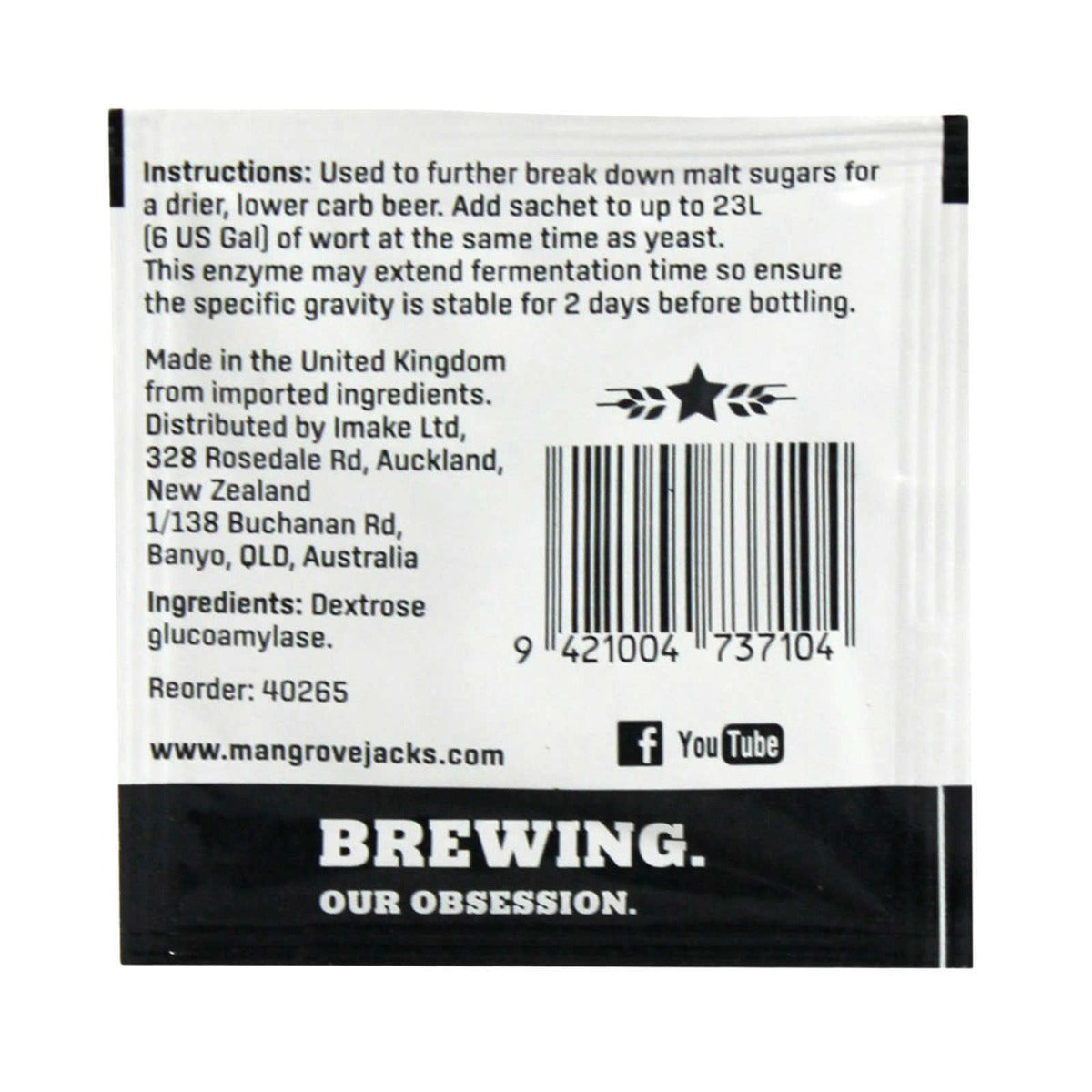Dry Enzyme Sachet 3g