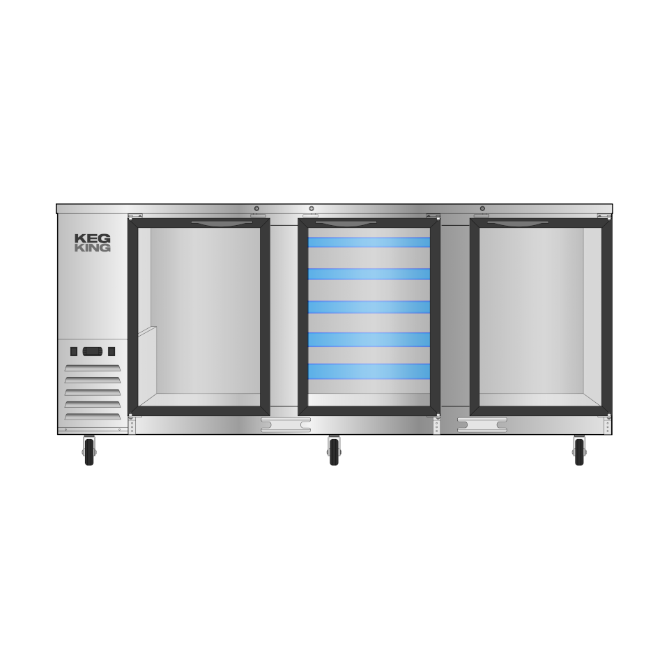 Shelves Available for Middle Door 