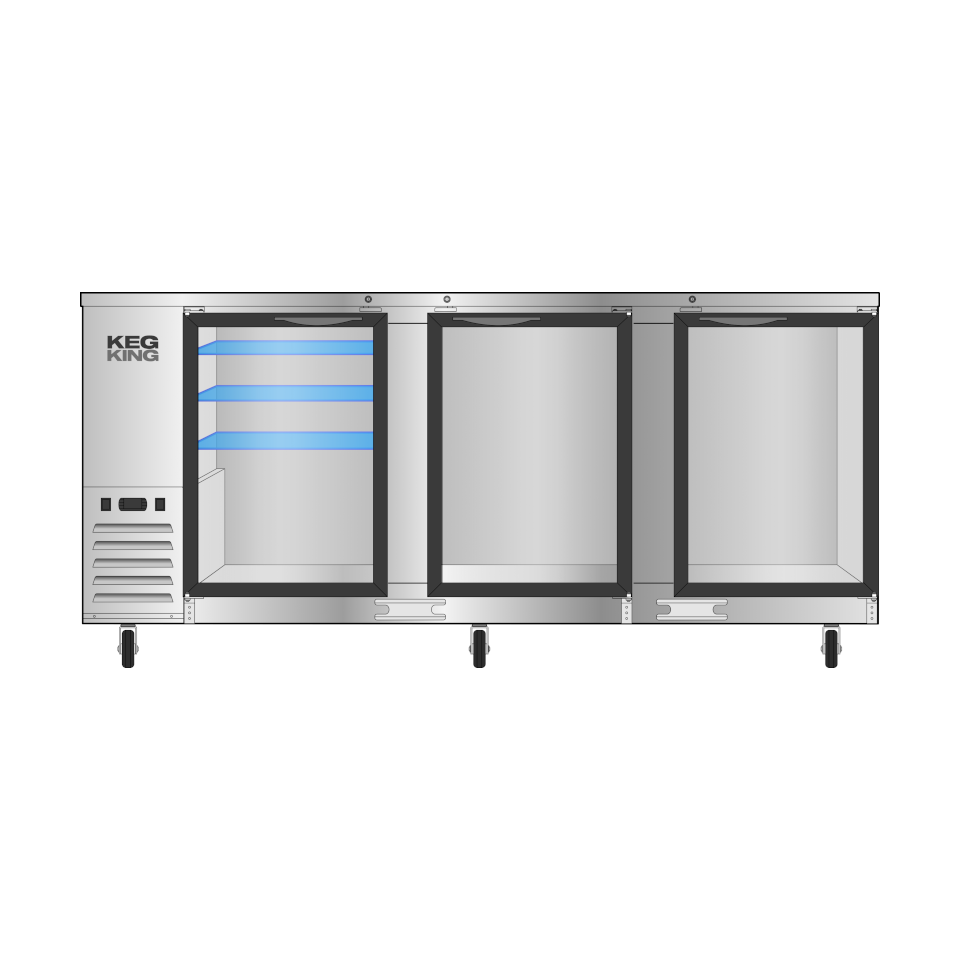 Shelves Available for Top Left Door 