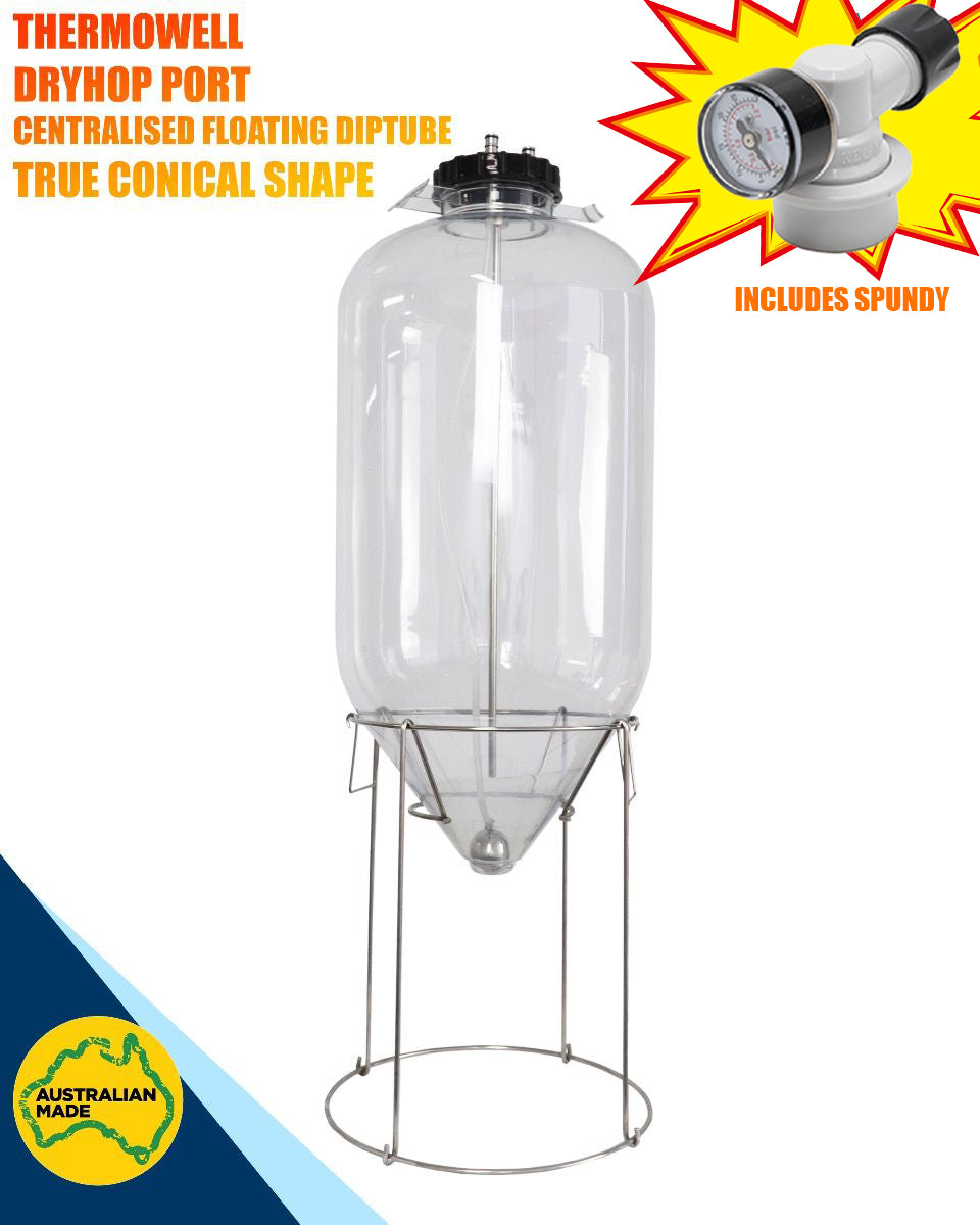 Fermenter Apollo + Spundy Bundle 60L Snub Nose Pressure Fermenter