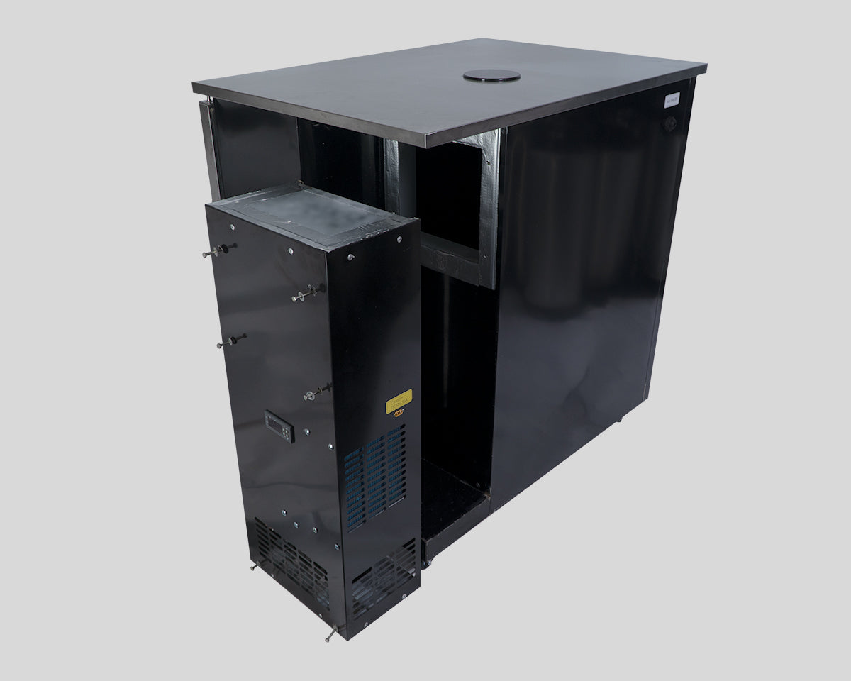 Photo of KegMaster Solstice Beer Keg Fridge Kegerator Heating and Cooling Right Hand Side View With Cassette Removed