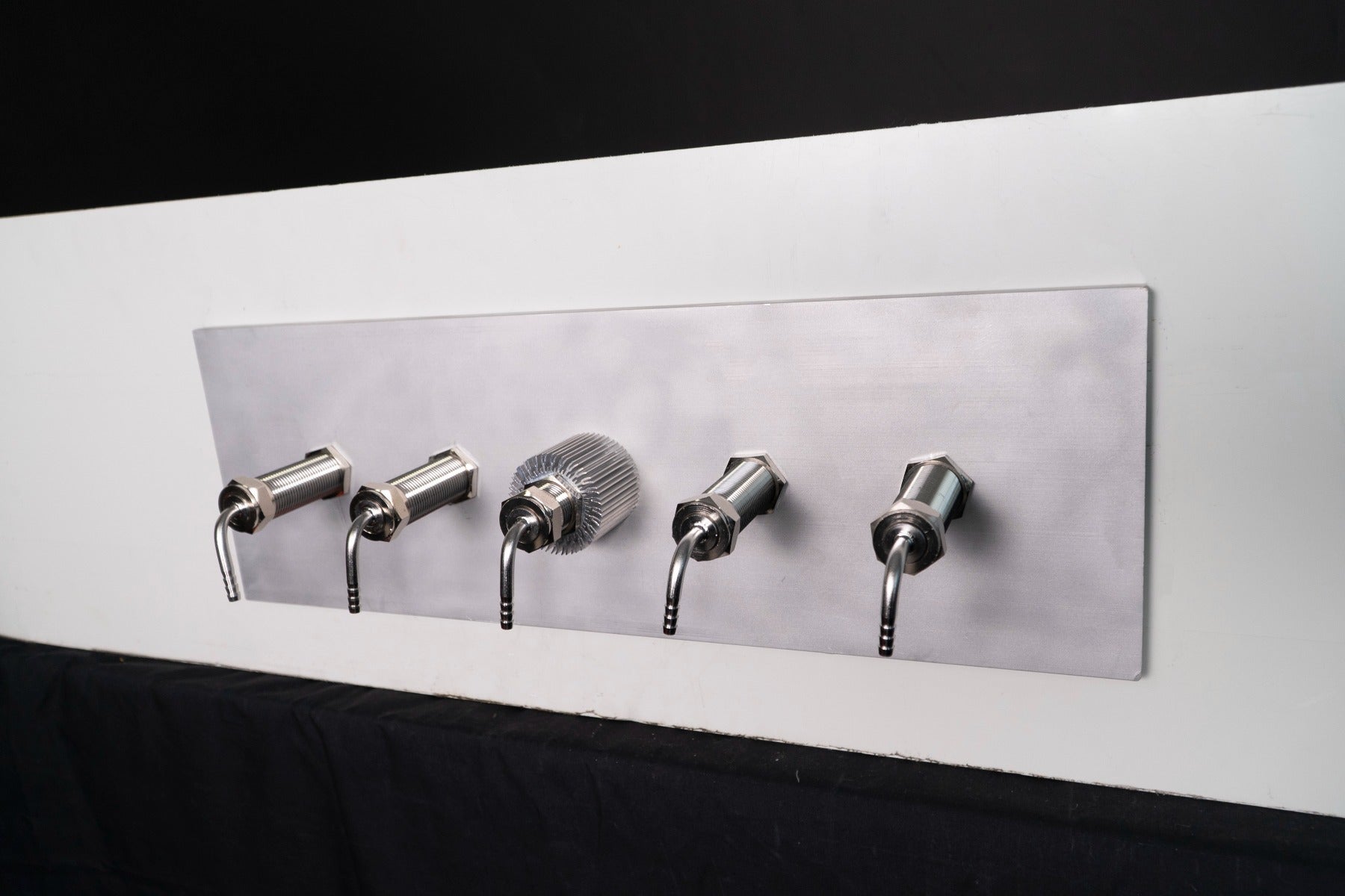 Tap Bank Back Plate - Aluminium