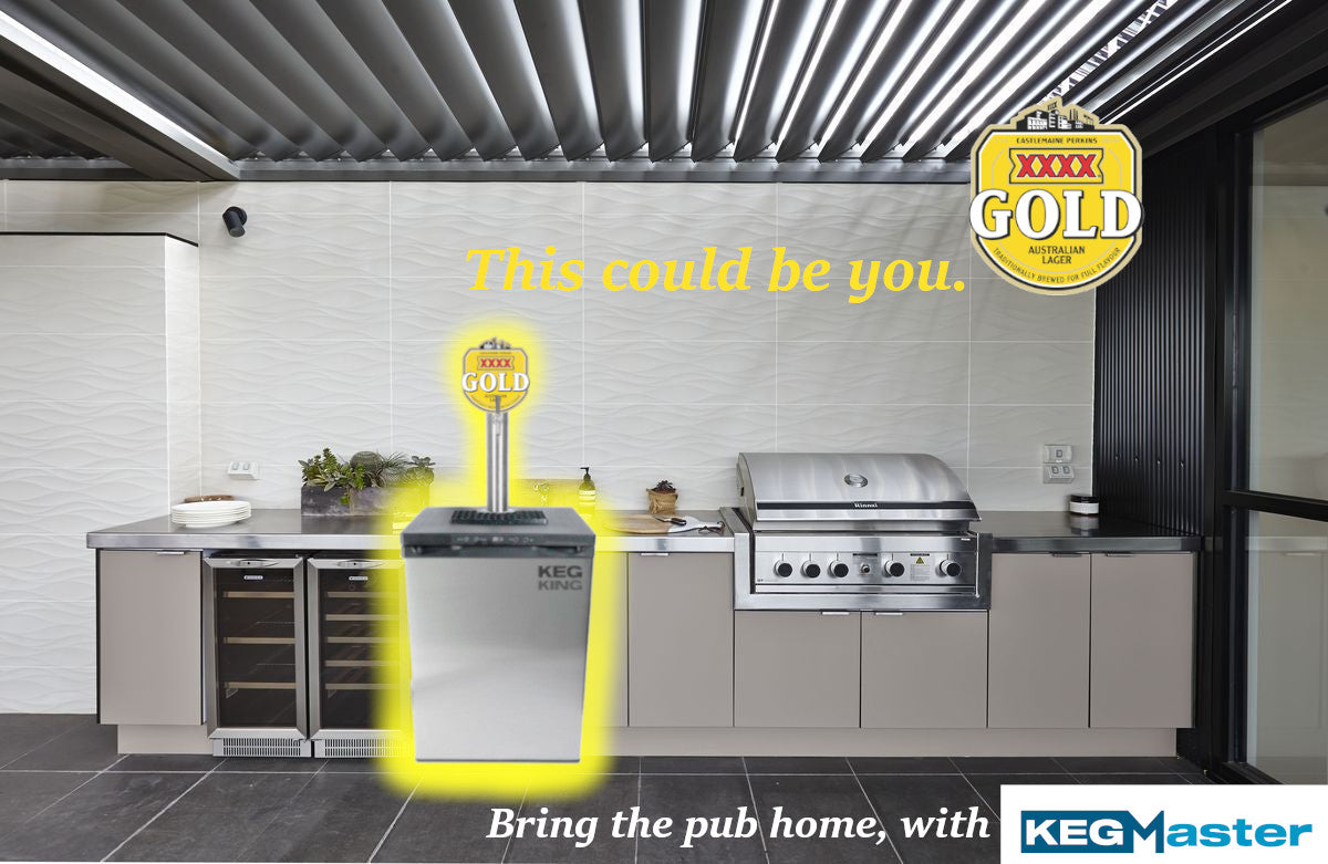 50L Keg of XXXX GOLD