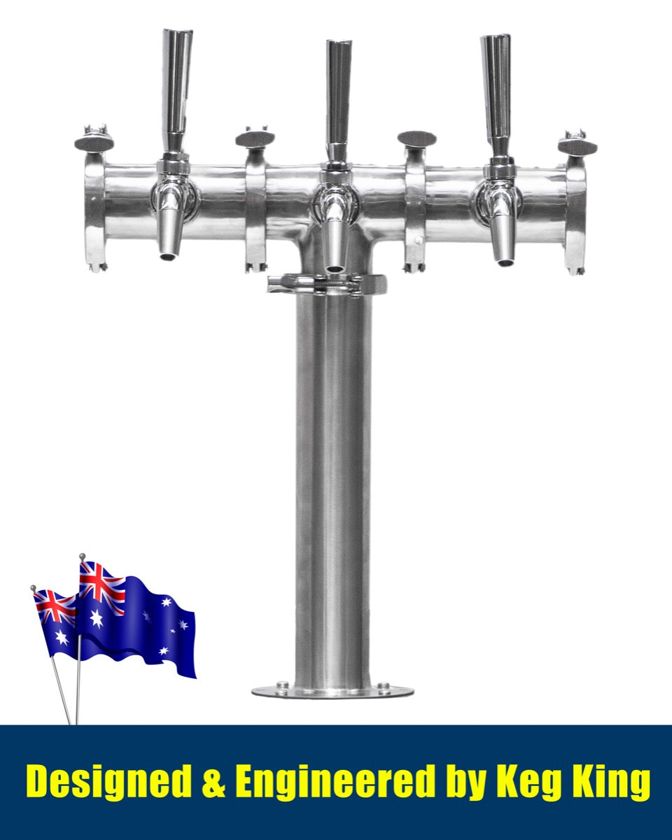 Triple Tap Modular Beer Font
Design & Engineered by Keg King