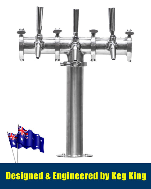 Triple Tap Modular Beer Font
Design & Engineered by Keg King