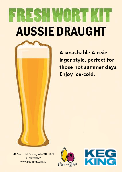 Aussie Draught | Keg King Brewing Co. Fresh Wort Kit