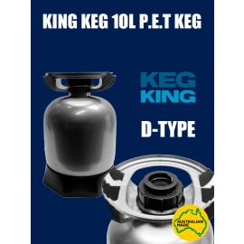 King Keg 10L PET Keg With D-Type Spear