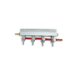 4 Output / 4 Way Gas Line	Manifold Splitter with Check Valves	