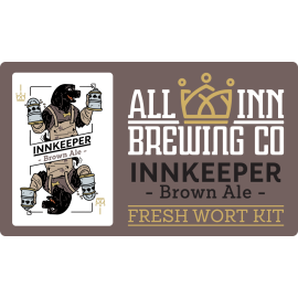 InnKeeper Brown Ale All In Brewing Fresh Wort Kit