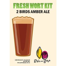 Two Birds Amber Ale Artisan Ale Grain & Grape Fresh Wort Kit