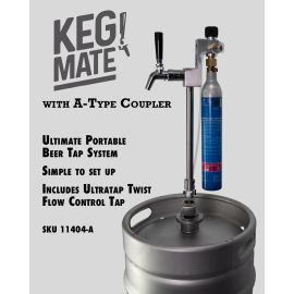 Keg Mate - Ultimate Portable Keg Tap System-A-Type Coupler