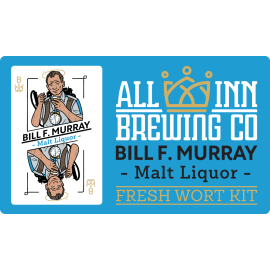 Bill Murray Malt Liquor All Inn Brewing Fresh Wort Kit
