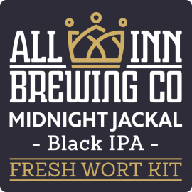 Midnight Jackal - Black IPA - All Inn Brewing Fresh Wort Kit