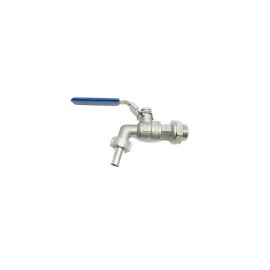 Stainless Steel Ball Valve 1/2inch BSP x 13mm Barb