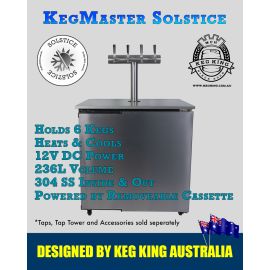 Photo of KegMaster Solstice Beer Keg Fridge Kegerator Heating and Cooling 