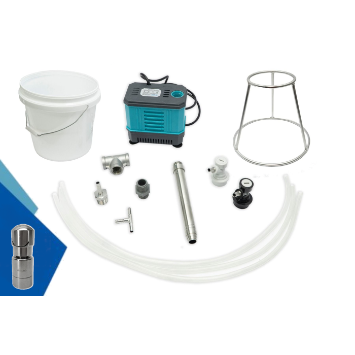 Cleaning Kit - Deluxe Corny Keg Washer and Fermenter Cleaning Kit