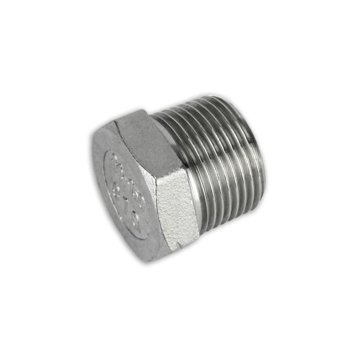 3/4 Inch Stainless Hex Plug