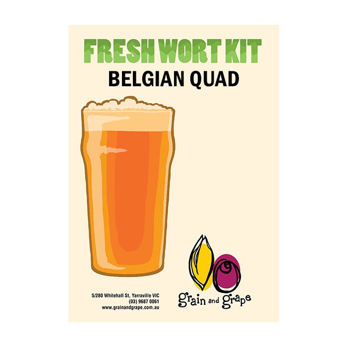 Belgian Quad Artisan Ale (Grain & Grape) Fresh Wort Kit