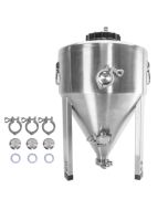 Apollo Titan 30L Stainless Steel Pressure Rated Fermenter  side view