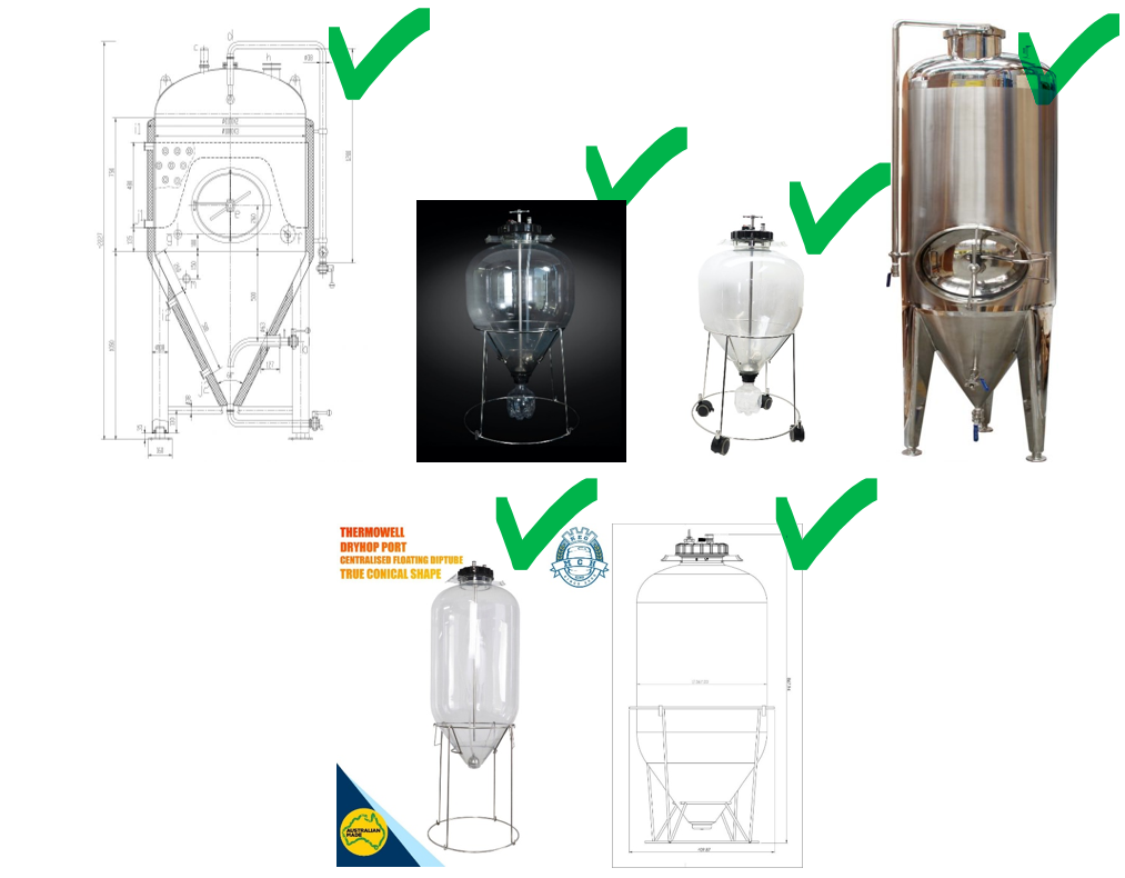 Conical shaped fermenters and why you should never ferment in round fermenters